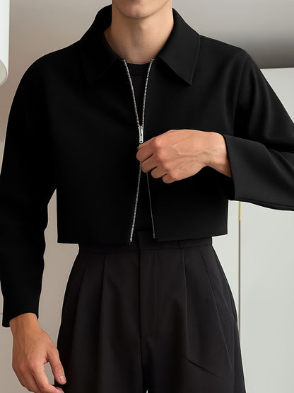 Classic Winter Jacket for Men | Cropped Autumn Layering