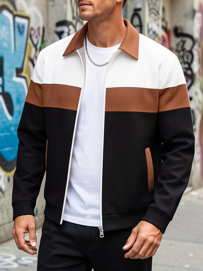 Classic Winter Jacket for Men | Full Zip Cold Weather Ready