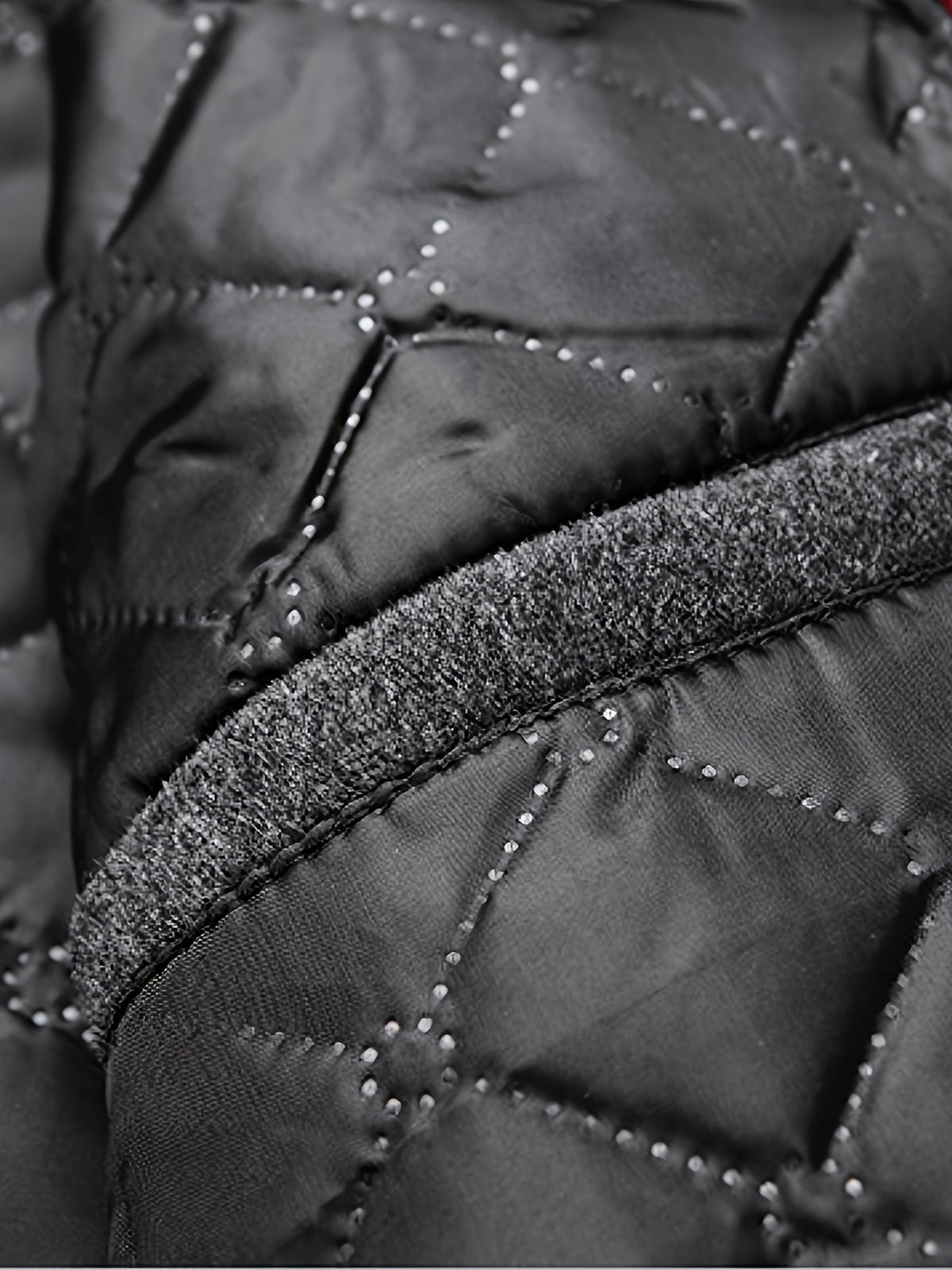 Cosy Winter Coat for Men | Button Front Cold Weather Ready
