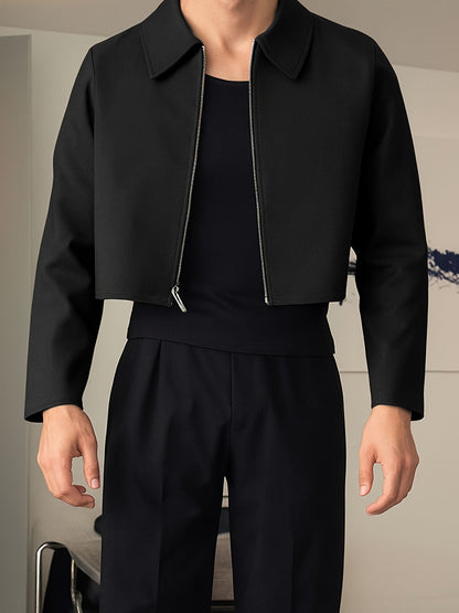 Classic Winter Jacket for Men | Cropped Autumn Layering