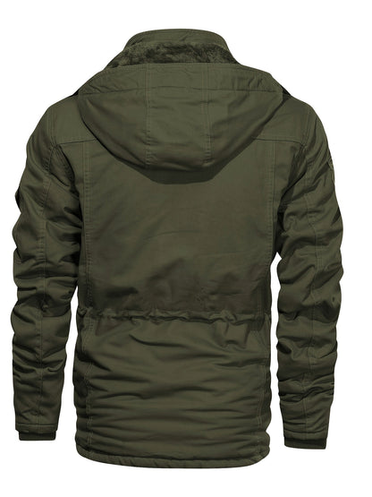 Fleece Lined Winter Jacket for Men | Hooded Autumn Layering