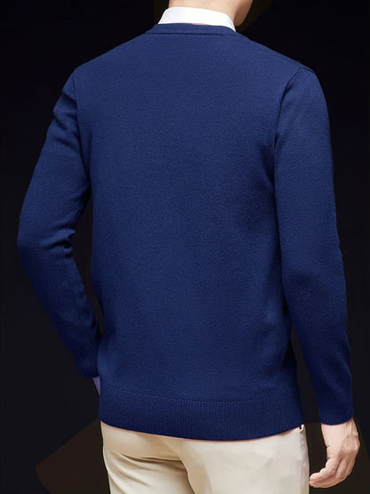Warm Sweater for Men | V Neck Cosy Winter Style