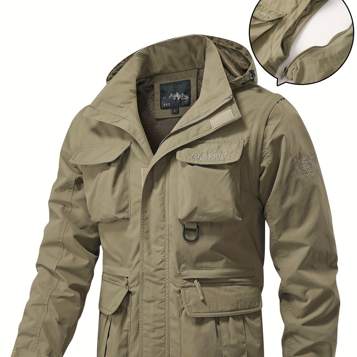 Hooded Winter Jacket for Men | Autumn Layering