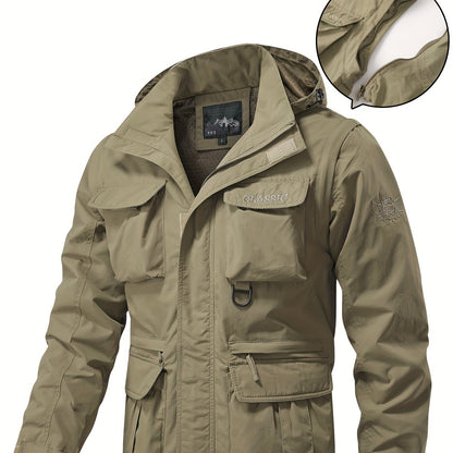Hooded Winter Jacket for Men | Autumn Layering