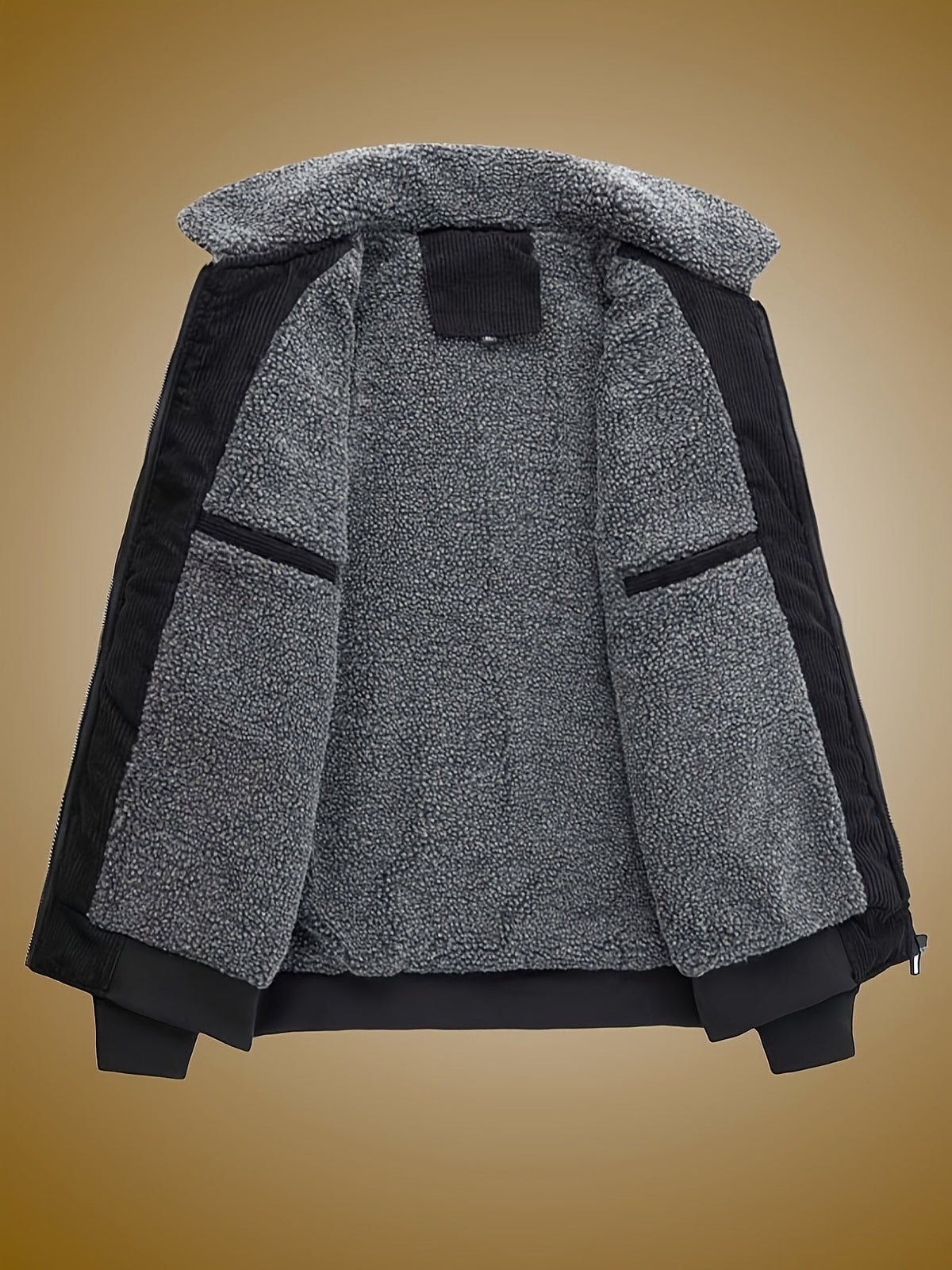 Oversized Puffer Jacket for Men | Side Zip Fleece Lined Fall & Winter 2026