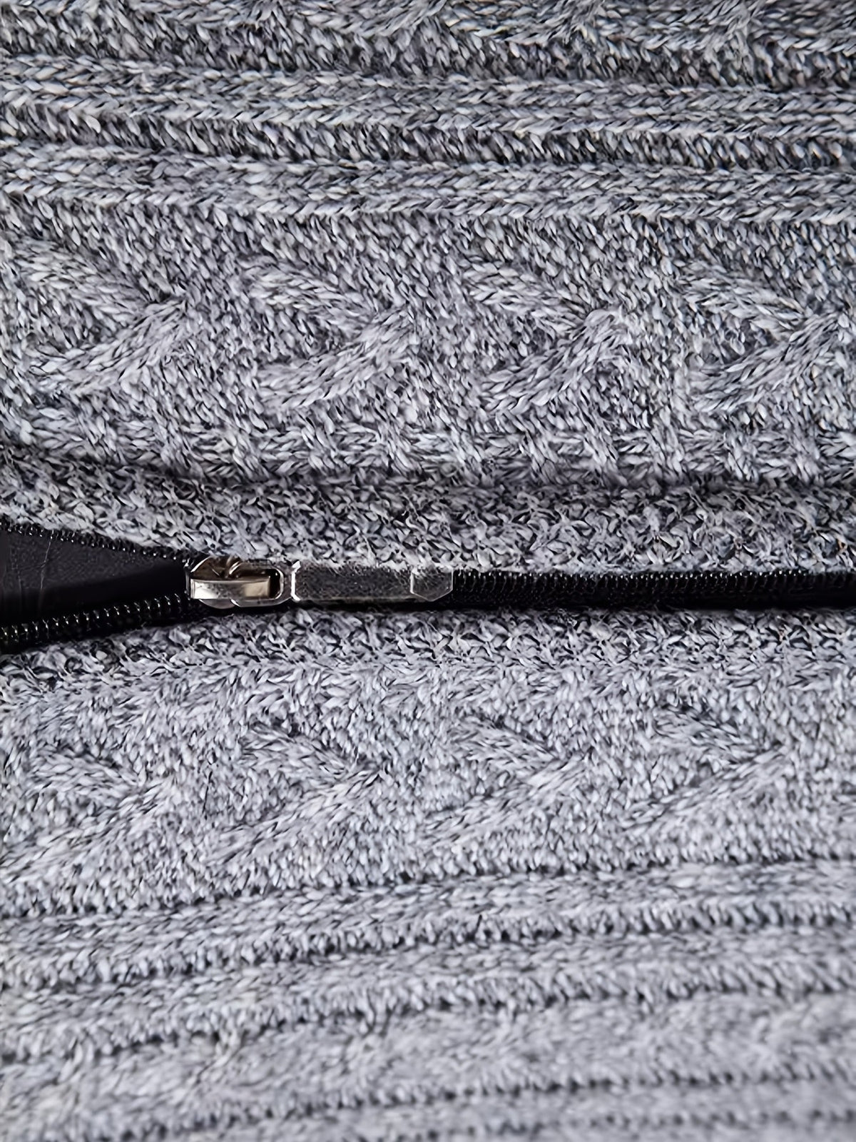 Insulated Cardigan for Men | Funnel Neck Full Zip Warm Winter Layer