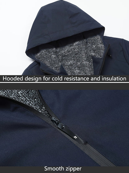 Full Zip Fleece Jacket for Men | Cosy Winter Style