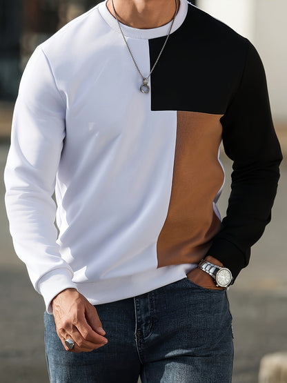 Warm Sweatshirt for Men | Ribbed Cold Weather Ready