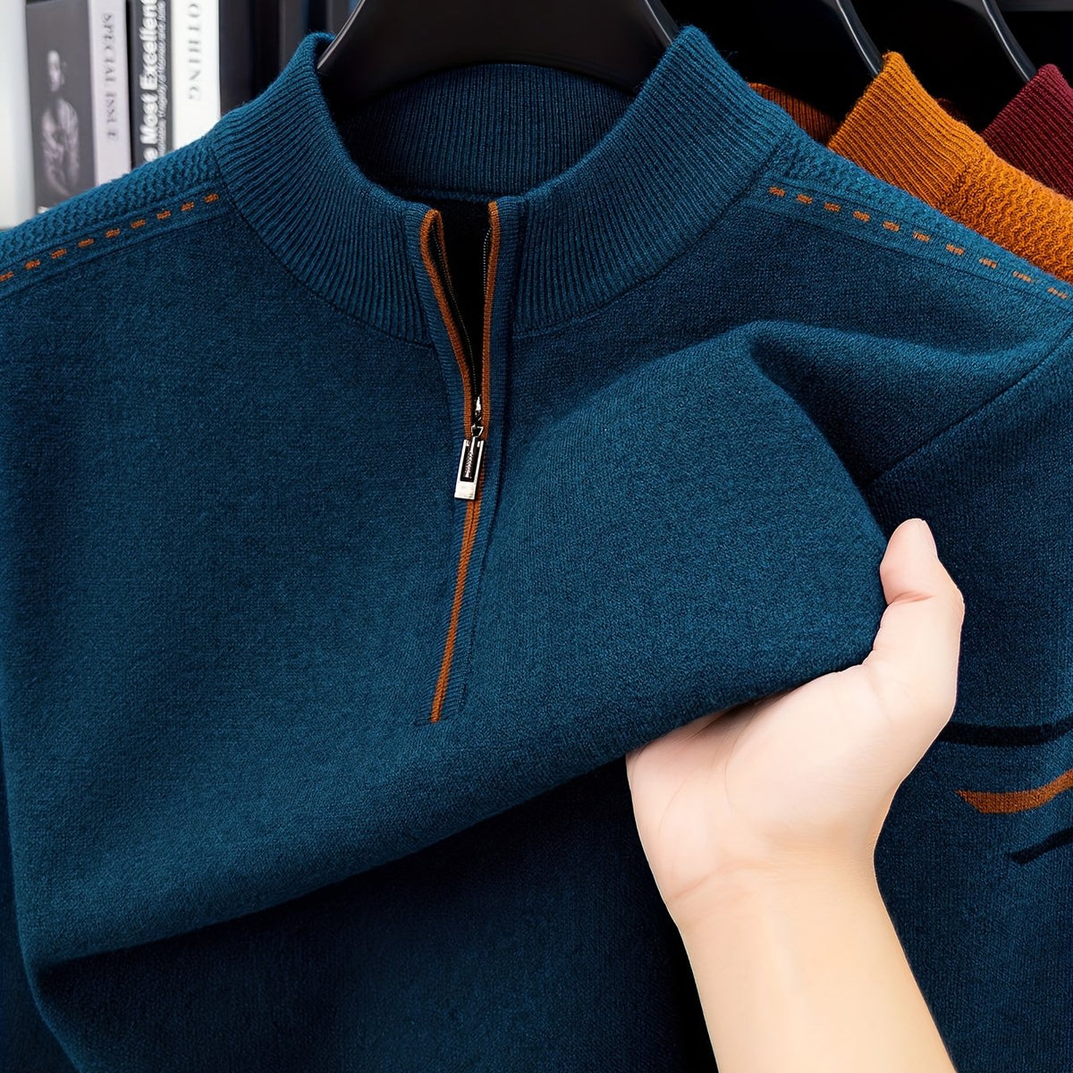 Half Zip Sweater for Women | Autumn Layering