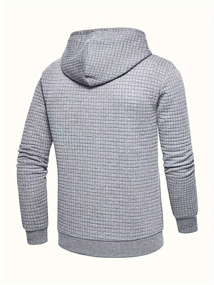 Oversized Hoodie for Men | Hooded Ribbed Autumn Layering