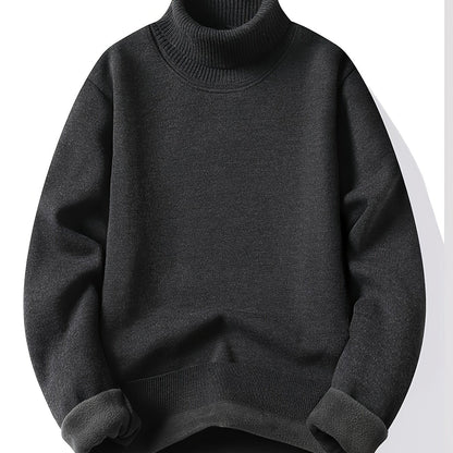 Turtleneck Sweater for Men | Ribbed Cosy Winter Style