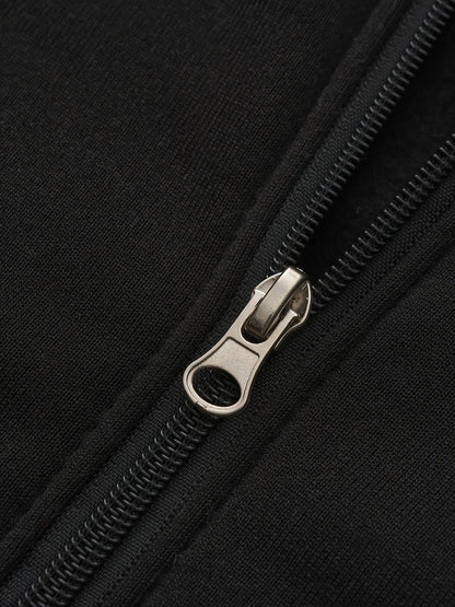 Hooded Hoodie for Men | Side Zip Warm Winter Layer