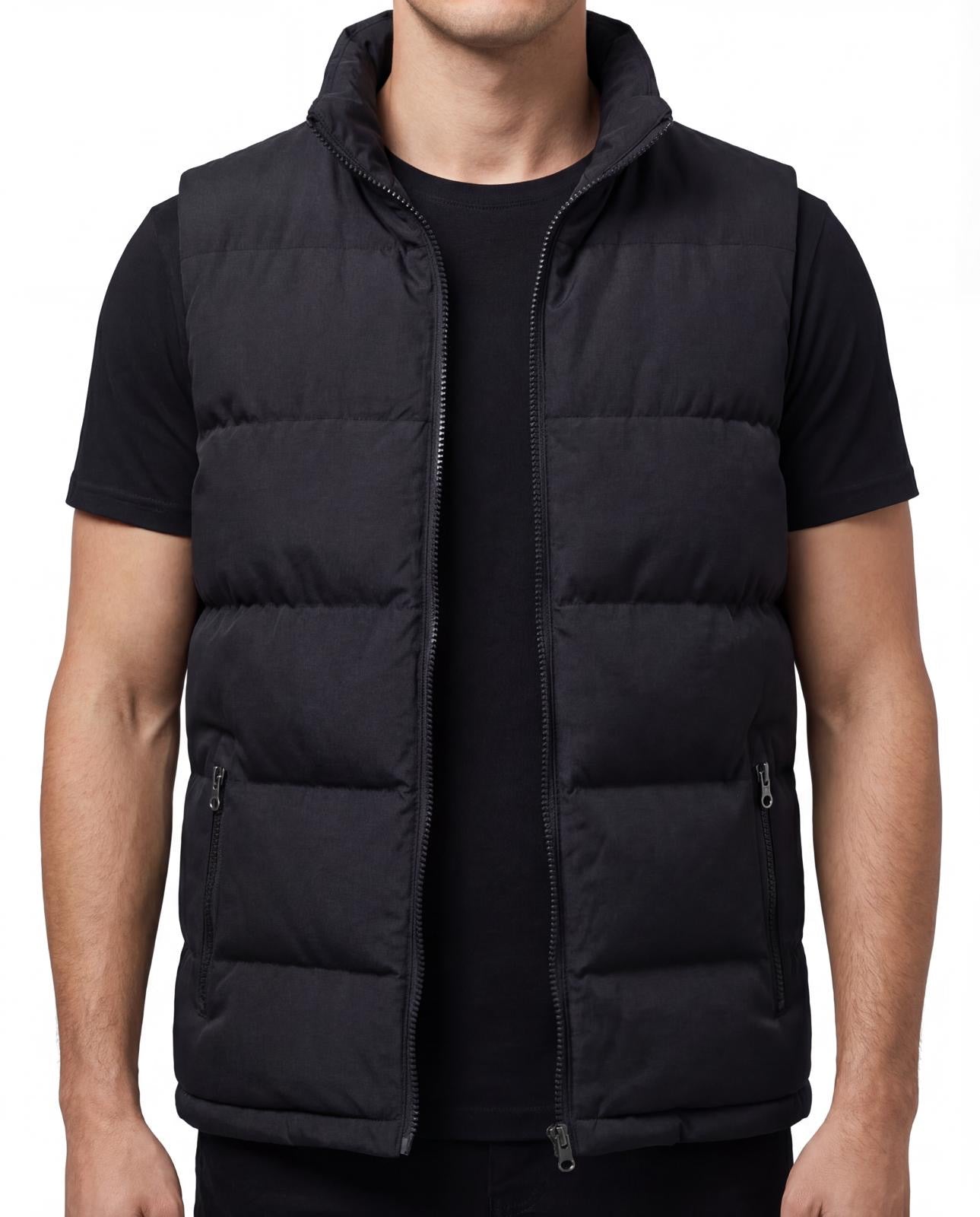 Insulated Core-Warmth Winter Puffer Vest – Lightweight Sleeveless Layer for Versatile Weather Protection