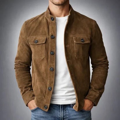 Suede Winter Jacket for Women | Autumn Layering