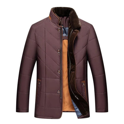 Lightweight Quilted Jacket for Men | Side Zip Cold Weather Ready