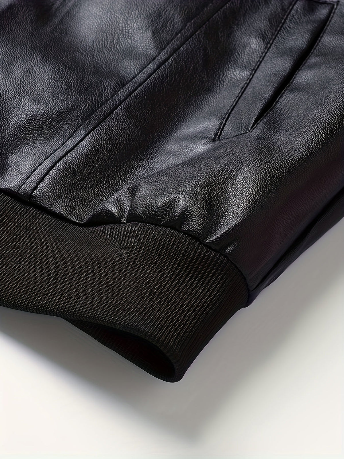 Warm Bomber Jacket for Men | Side Zip Ribbed Autumn Layering