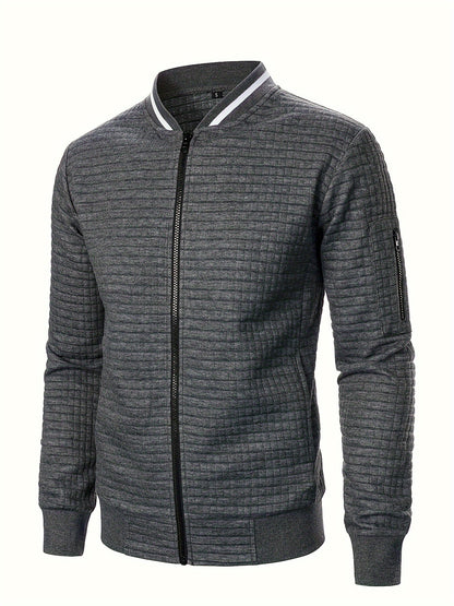 Warm Bomber Jacket for Women | Ribbed Funnel Neck Cold Weather Ready