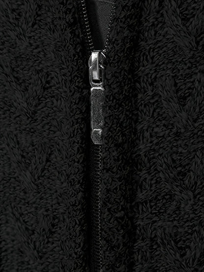 Insulated Cardigan for Men | Funnel Neck Full Zip Warm Winter Layer