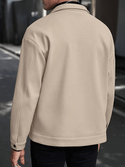Everyday Winter Jacket for Men | Button Front Autumn Layering