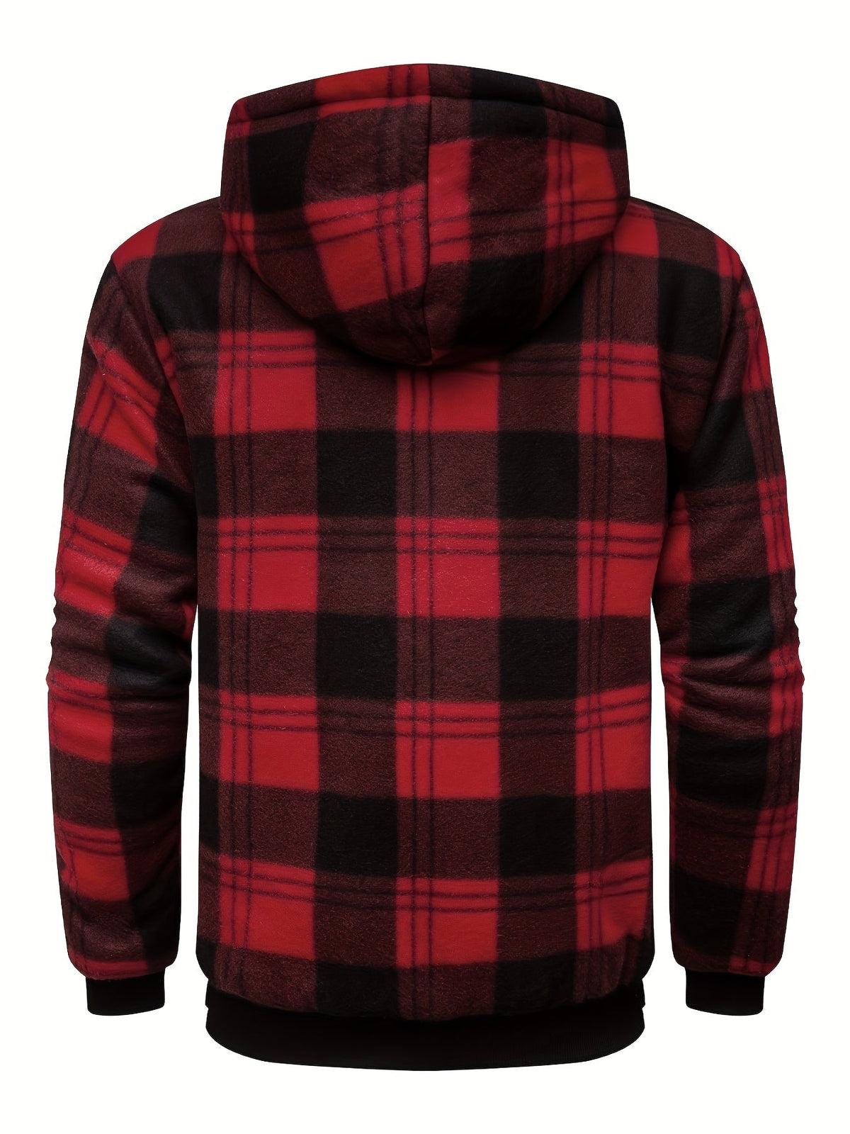 Hooded Winter Jacket for Men | Side Zip Cold Weather Ready