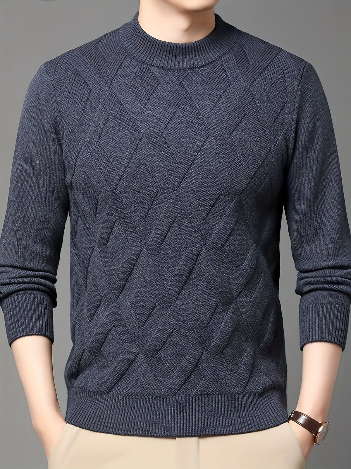Everyday Sweater for Men | Ribbed Lightweight Autumn Layering