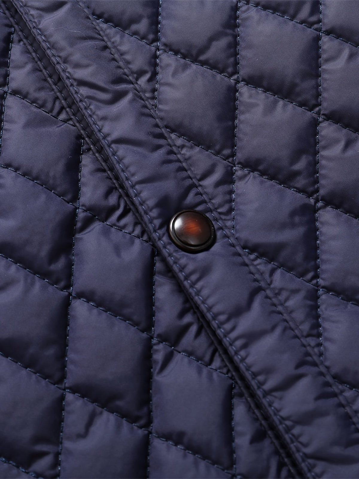 Lightweight Quilted Jacket for Men | Button Front Warm Winter Layer