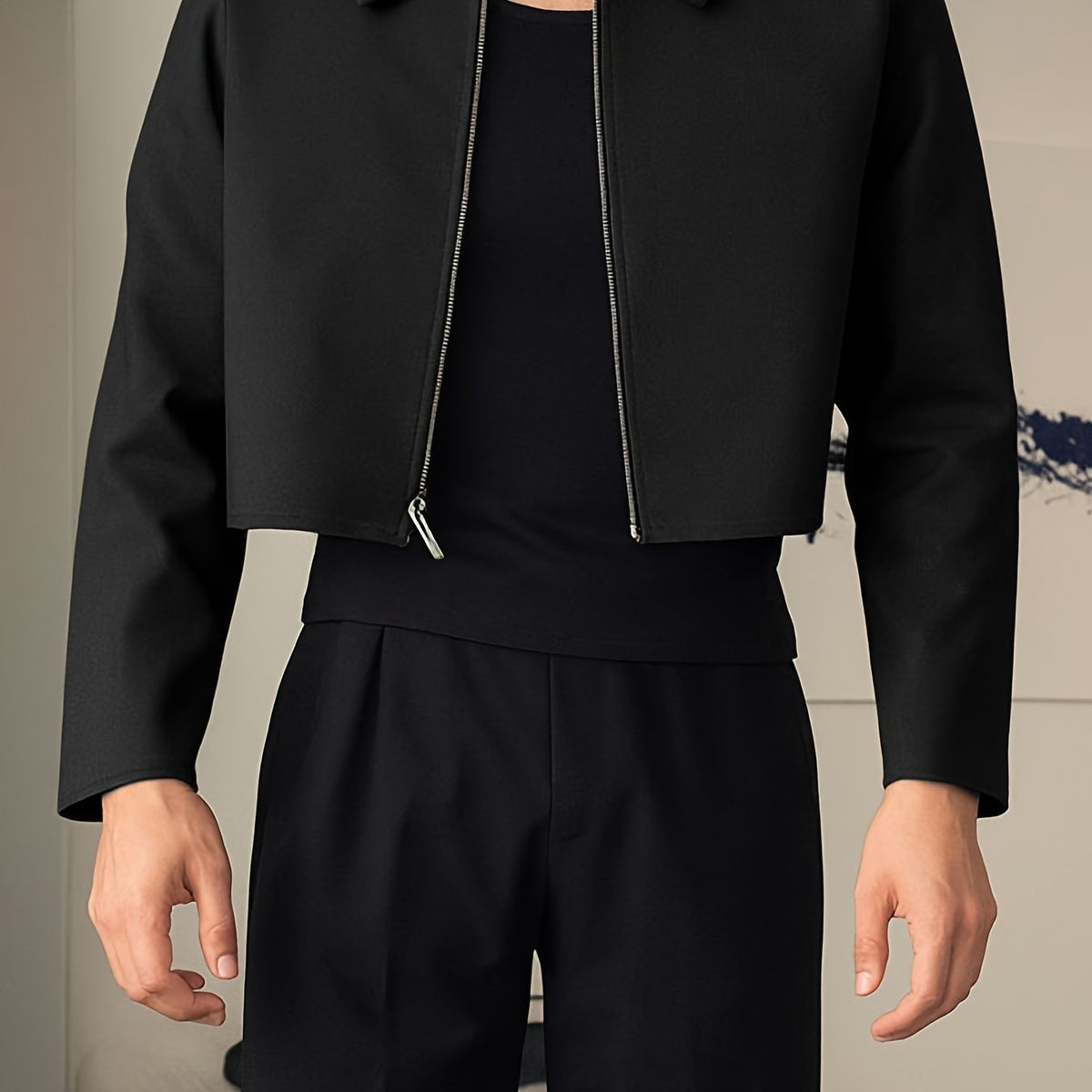 Classic Winter Jacket for Men | Cropped Autumn Layering