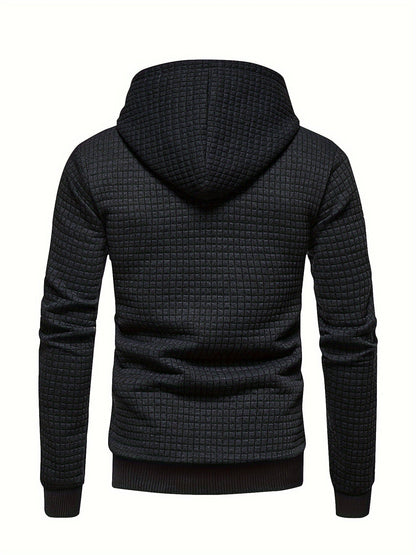 Oversized Hoodie for Men | Hooded Ribbed Autumn Layering