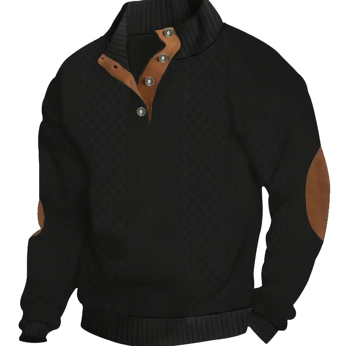 Oversized Sweater for Women | Button Front Funnel Neck Cold Weather Ready