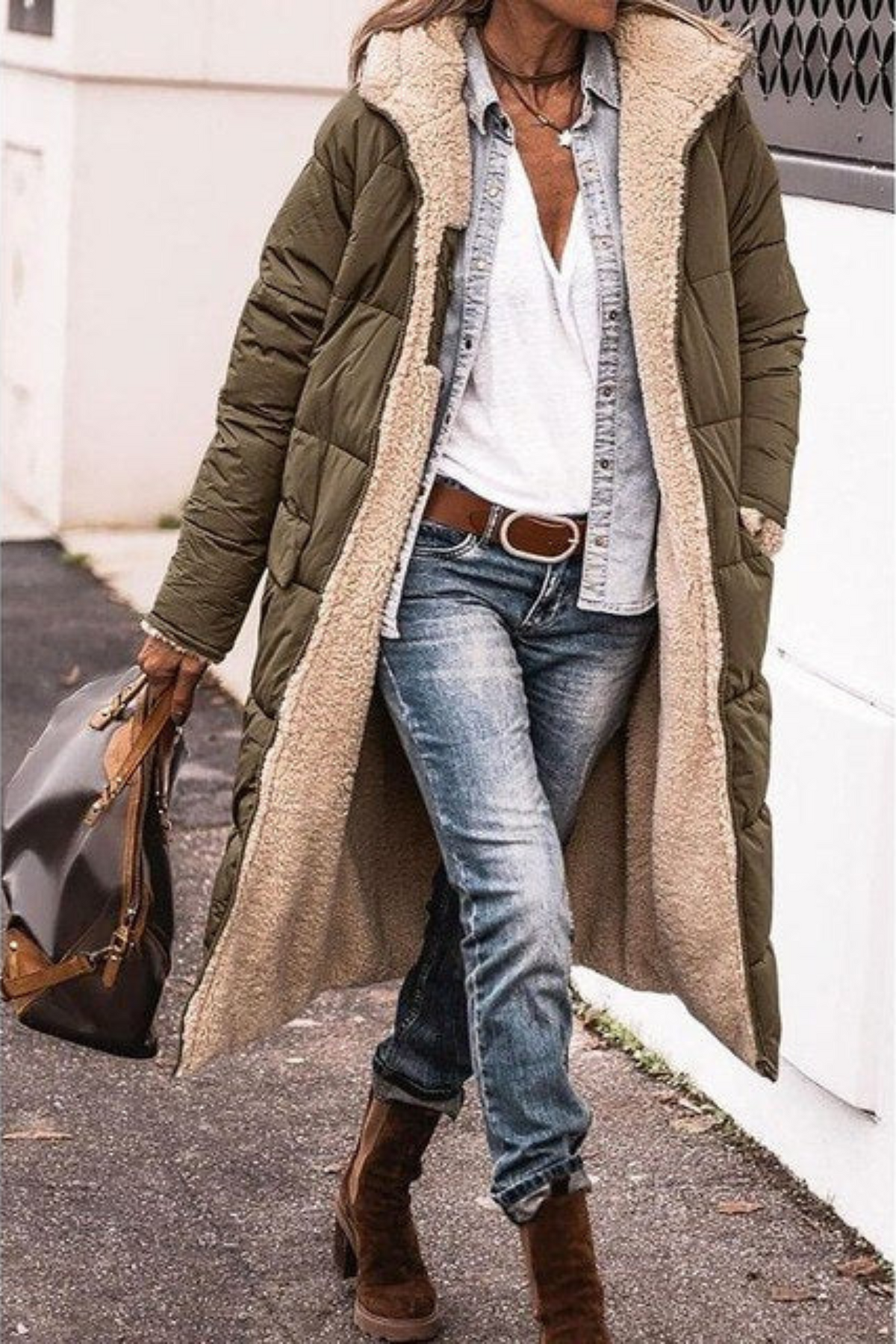 Longline Winter Coat for Women | Cold Weather Ready