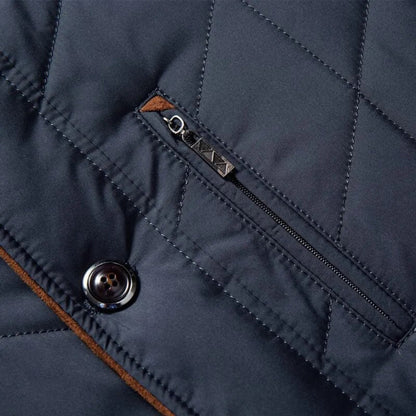 Lightweight Quilted Jacket for Men | Side Zip Cold Weather Ready