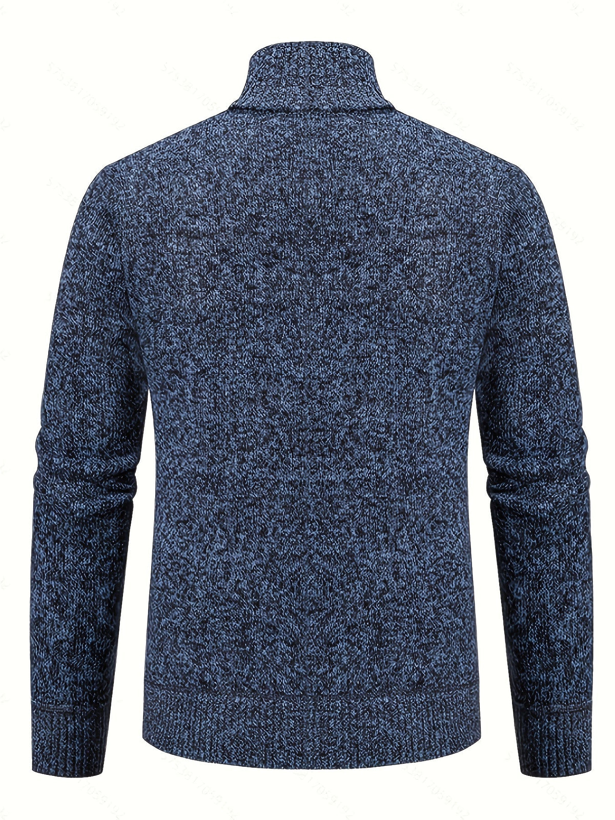 Insulated Cardigan for Men | Funnel Neck Full Zip Warm Winter Layer