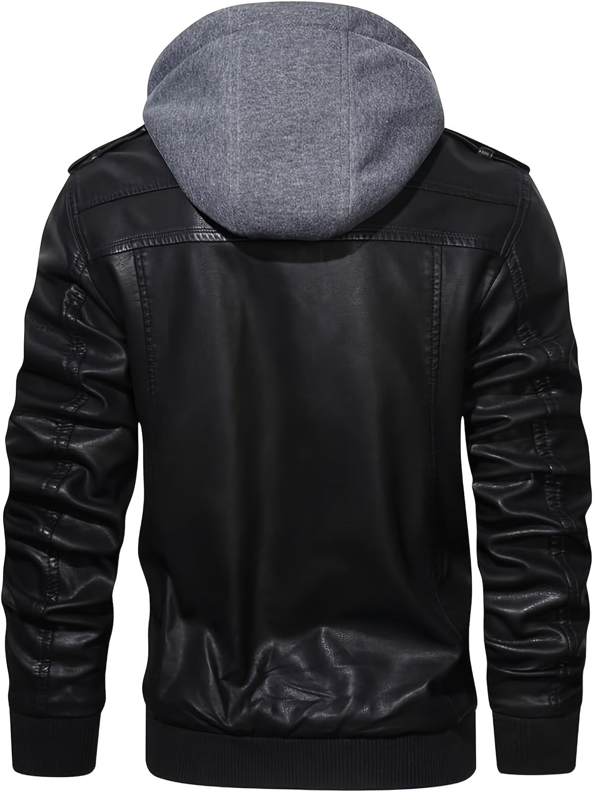 Black Hooded Winter Jacket for Men | Cold Weather Ready