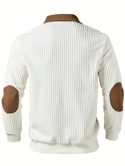 Half Zip Sweater for Women | Ribbed Funnel Neck Cosy Winter Style