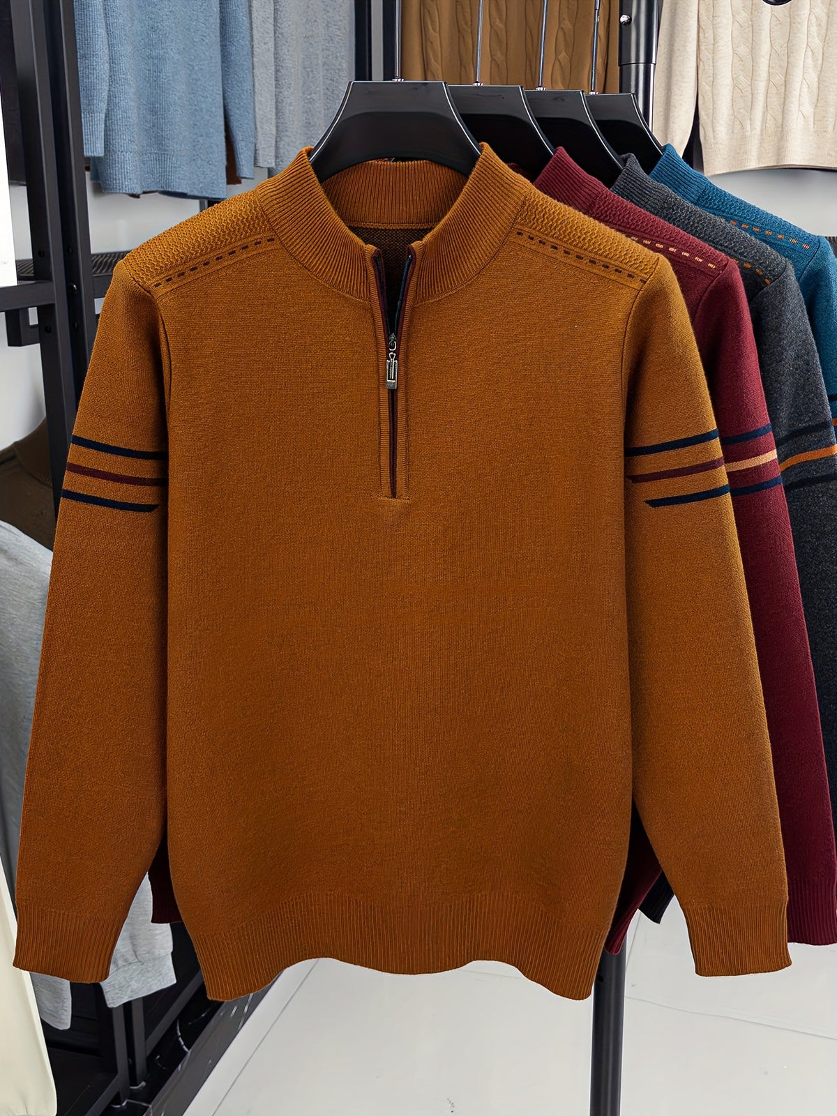Half Zip Sweater for Women | Autumn Layering