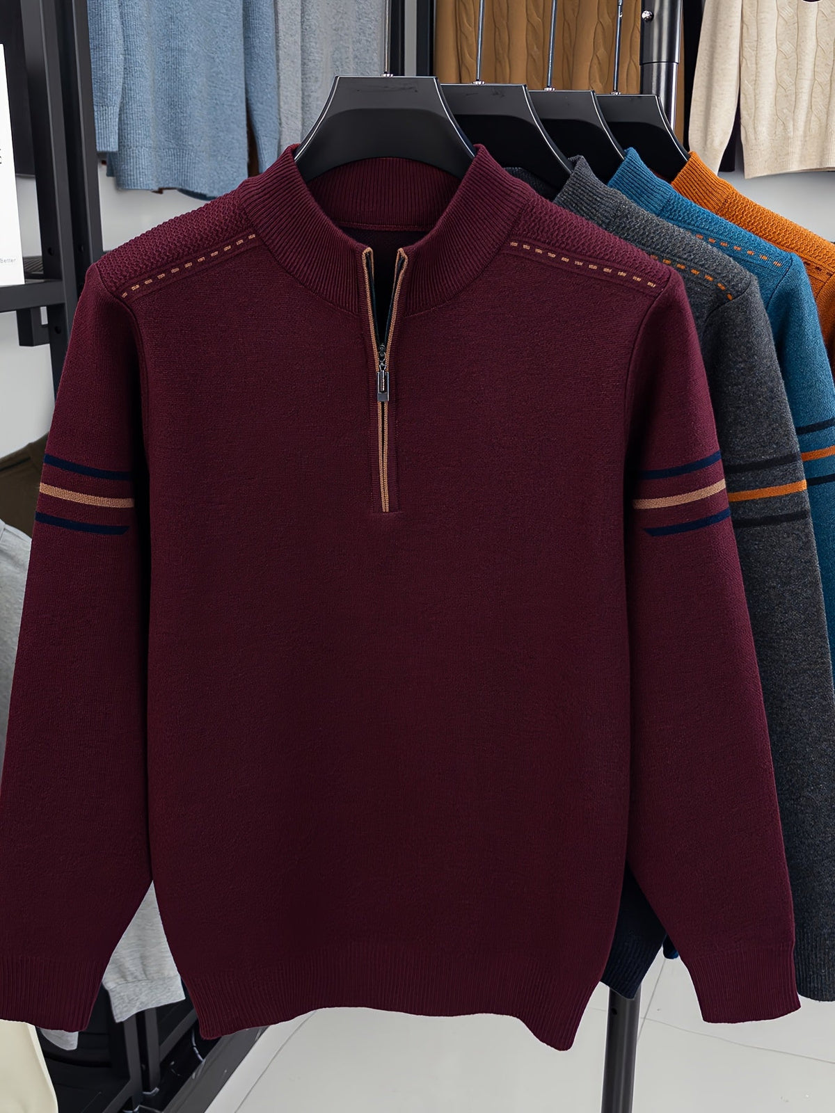 Half Zip Sweater for Women | Autumn Layering
