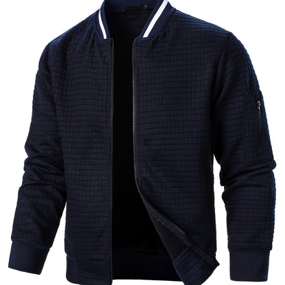 Warm Bomber Jacket for Women | Ribbed Funnel Neck Cold Weather Ready