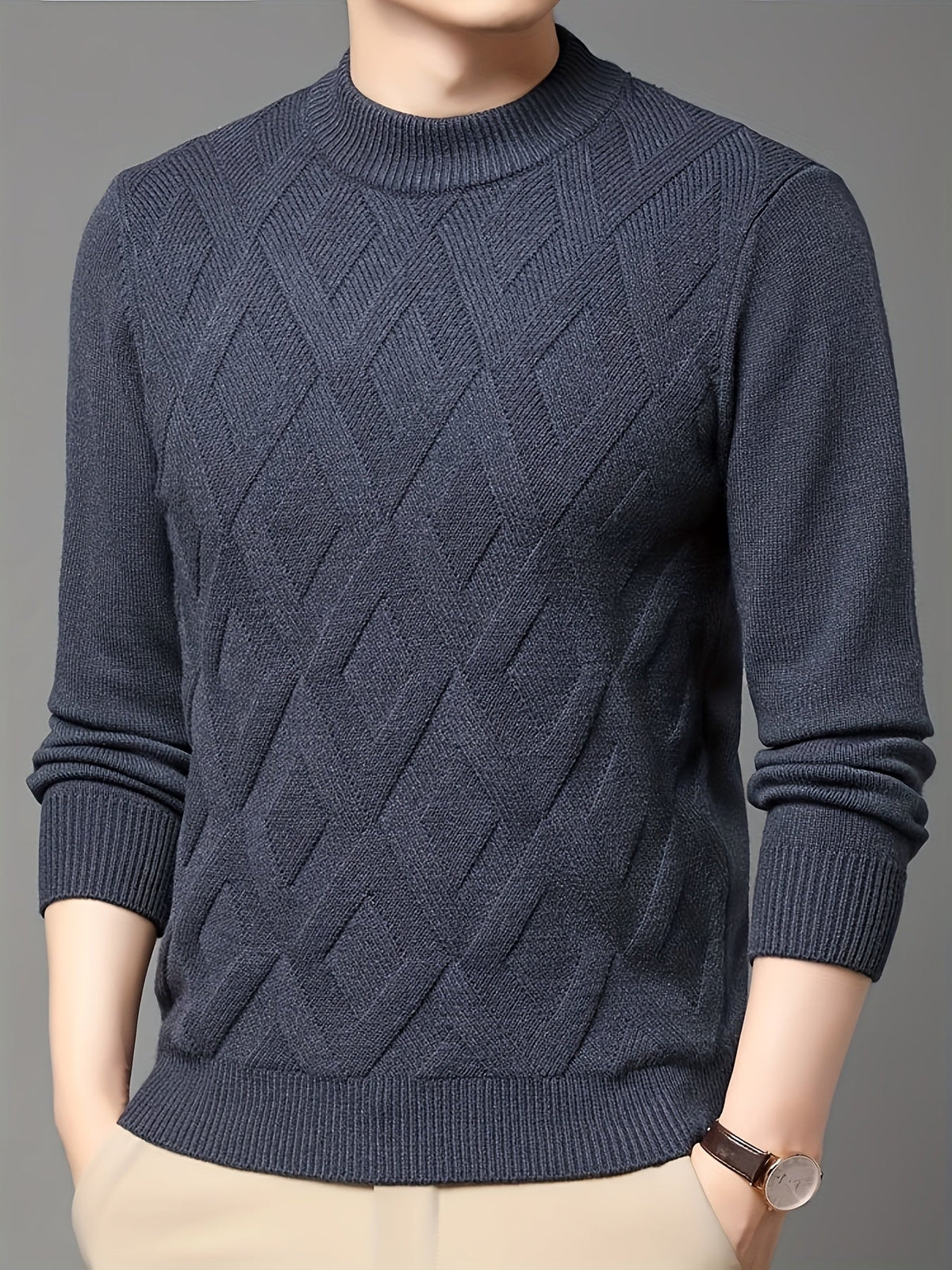 Everyday Sweater for Men | Ribbed Lightweight Autumn Layering