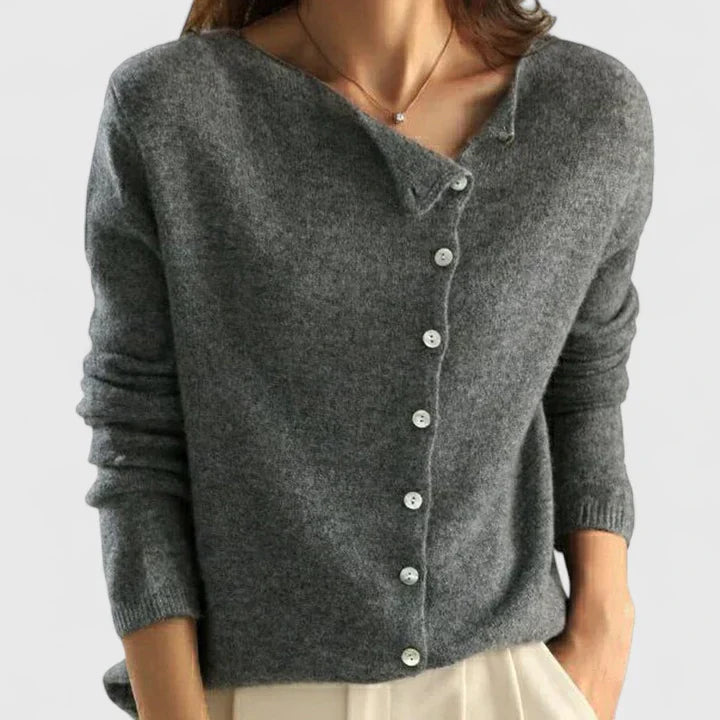 Button Front Cardigan for Women | Insulated Lightweight Autumn Layering