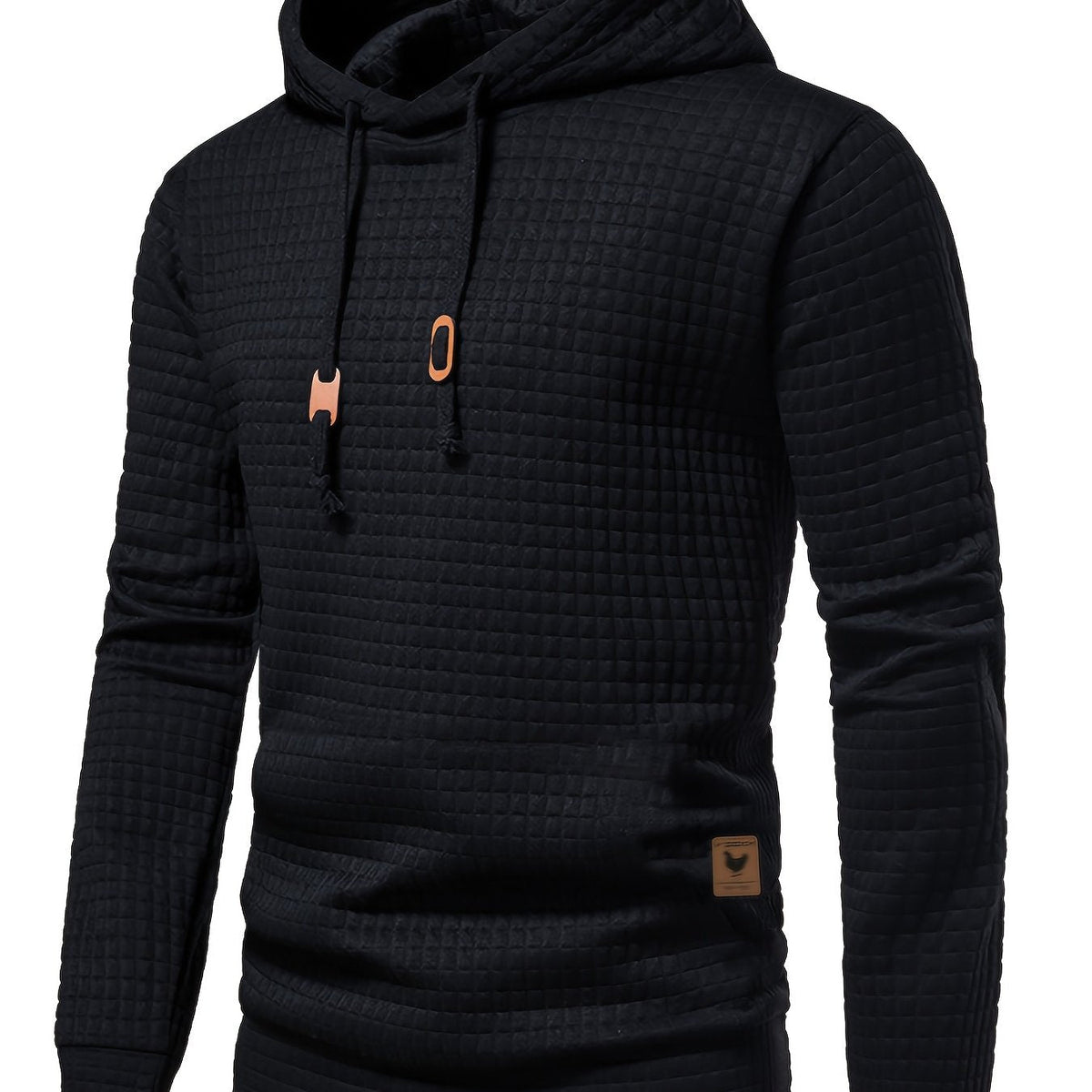 Hooded Hoodie for Men | Drawstring Warm Winter Layer