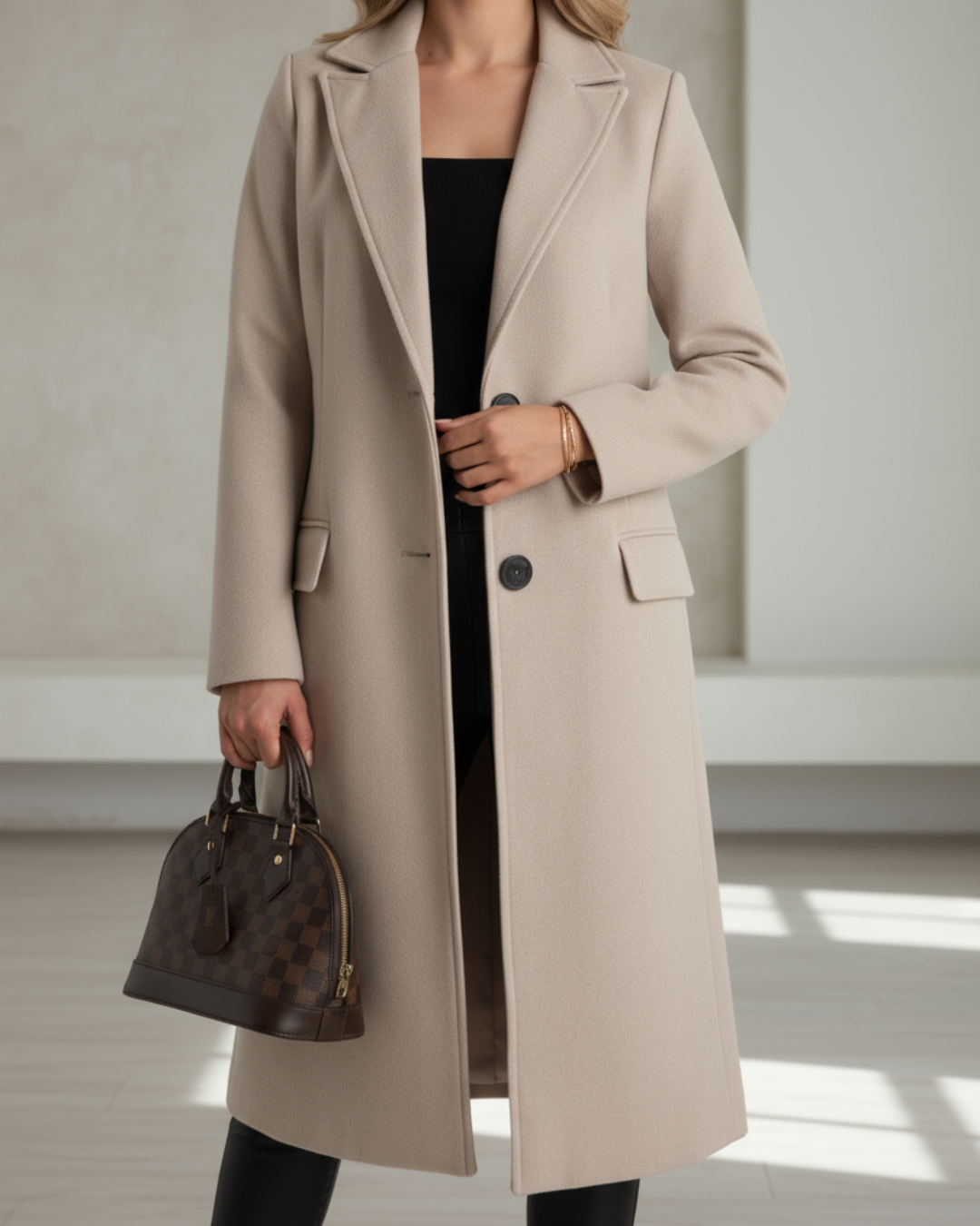 Everyday Winter Coat for Women | Button Front Cold Weather Ready
