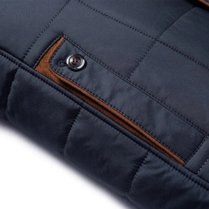 Lightweight Quilted Jacket for Men | Side Zip Cold Weather Ready