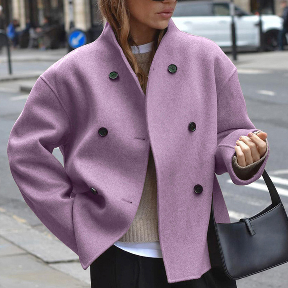 Funnel Neck Winter Coat for Women | Cold Weather Ready