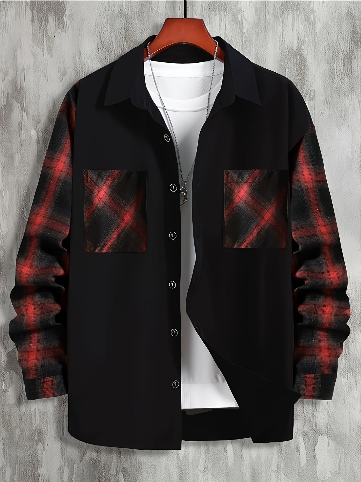 Plaid Shirt for Men | Button Front Cold Weather Ready