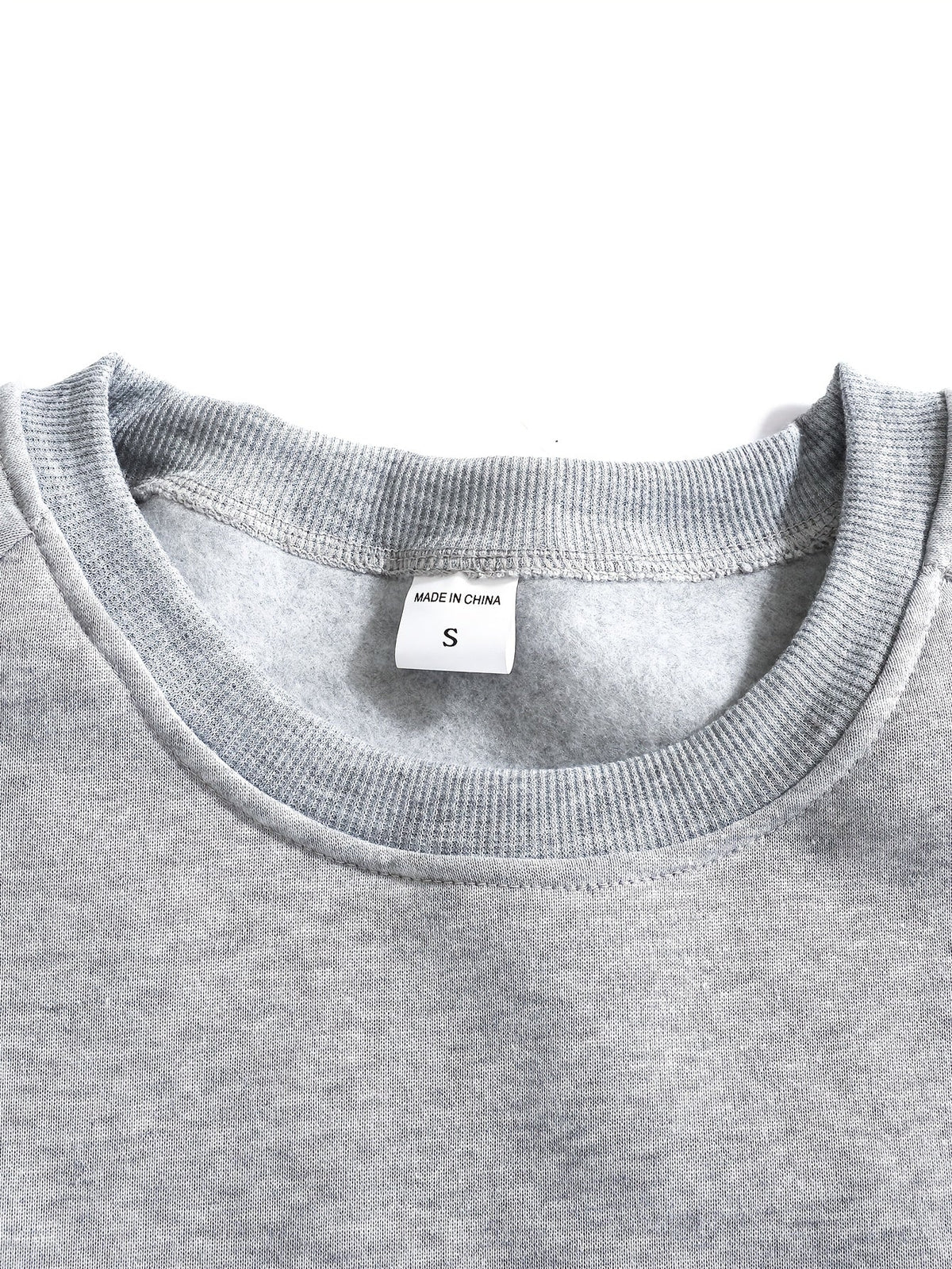 Everyday Sweatshirt for Men | Ribbed Crew Neck Autumn Layering