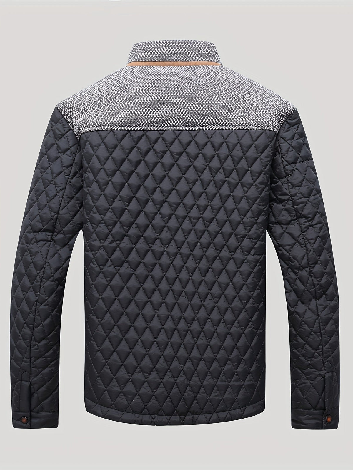 Lightweight Quilted Jacket for Men | Button Front Warm Winter Layer