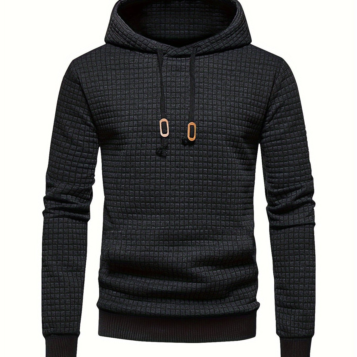 Oversized Hoodie for Men | Hooded Ribbed Autumn Layering