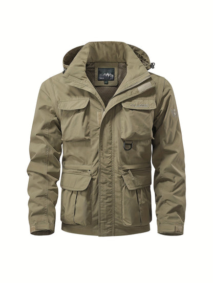 Hooded Winter Jacket for Men | Autumn Layering