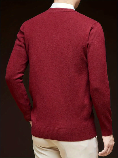 Warm Sweater for Men | V Neck Cosy Winter Style