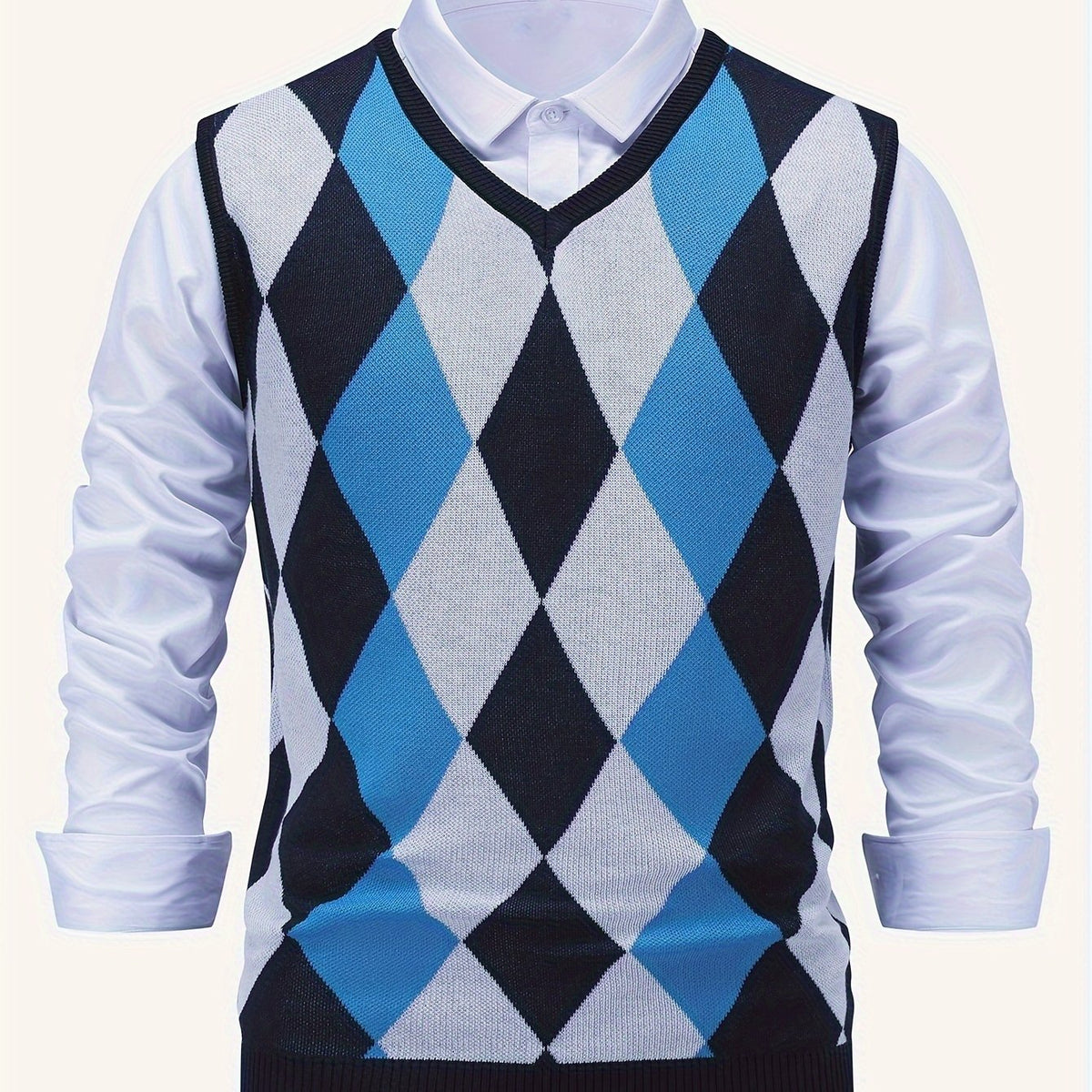 Lightweight Puffer Vest for Men | V Neck Warm Winter Layer